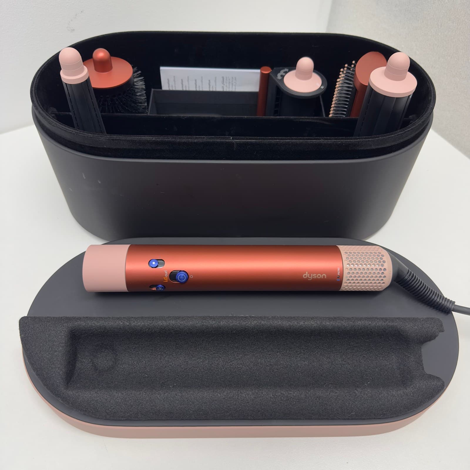 Dyson Airwrap i.d. HS08 Multi-Styler Strawberry Bronze Pink - App Connected ⭐️ 10