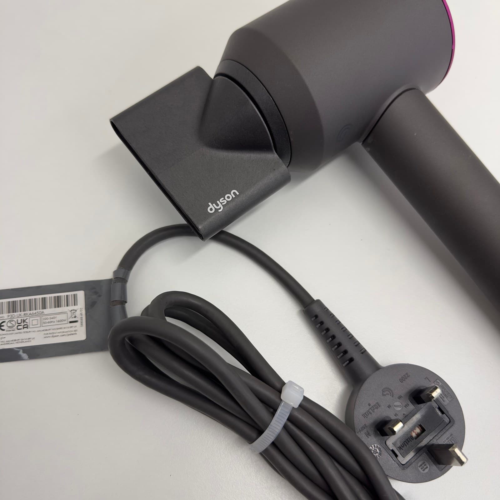 Dyson Supersonic HD07 Hair Dryer Fuchsia Pink - Genuine Tested Working ⭐️ 5