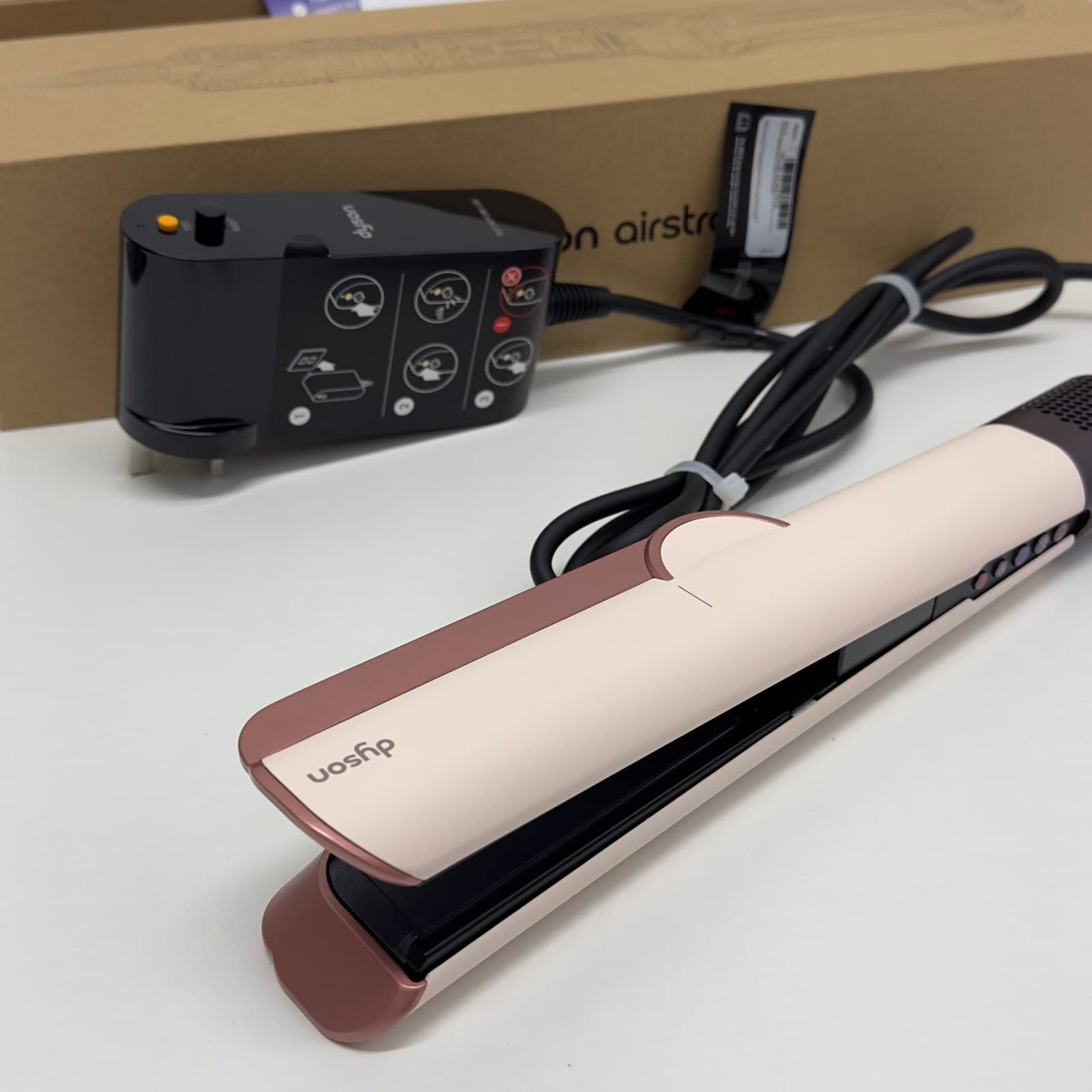 Dyson Airstrait HT01 Straightener Ceramic Pink - Wet & Dry - Opened, Unused 2