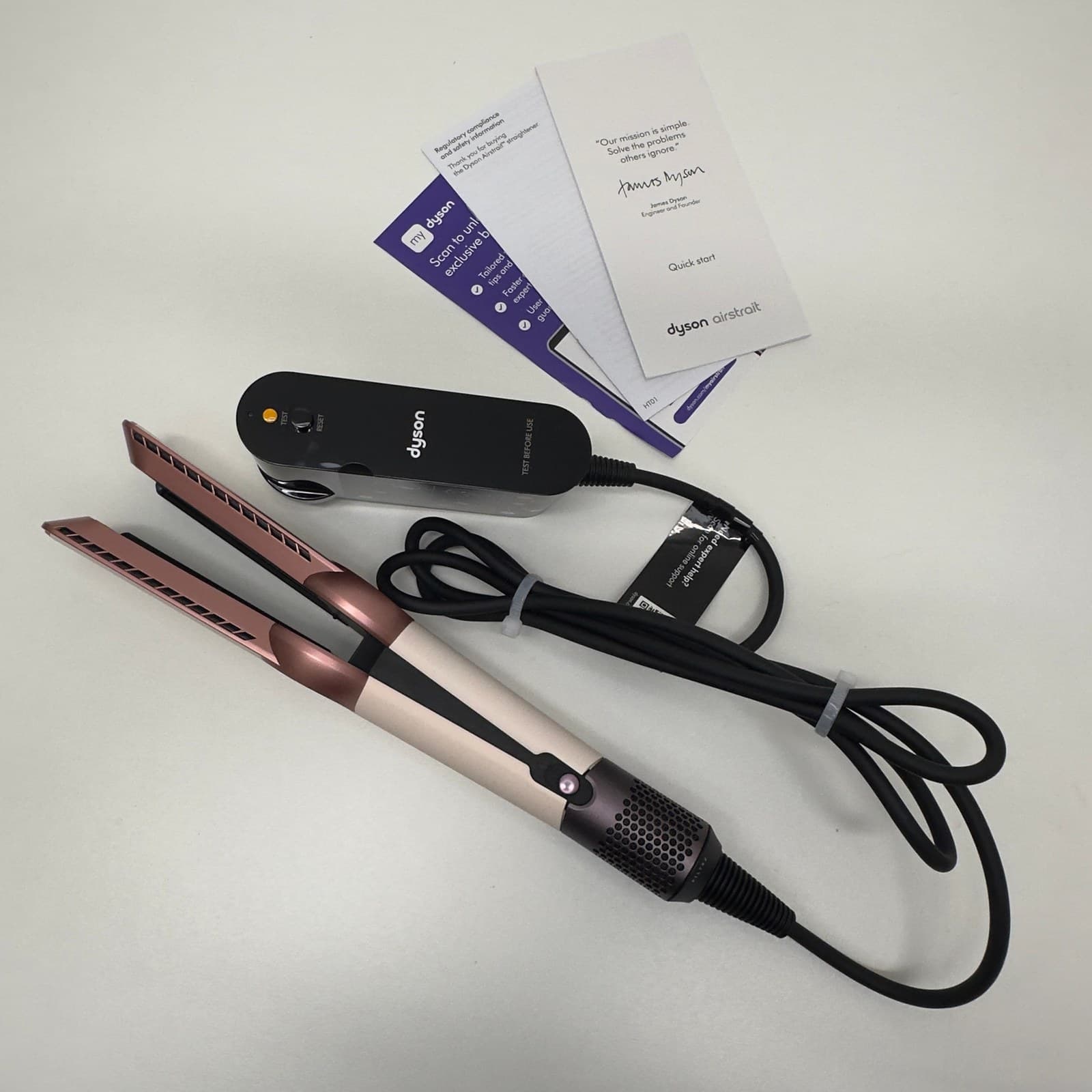 Dyson Airstrait HT01 Straightener Ceramic Pink - Wet & Dry - Opened, Unused 4