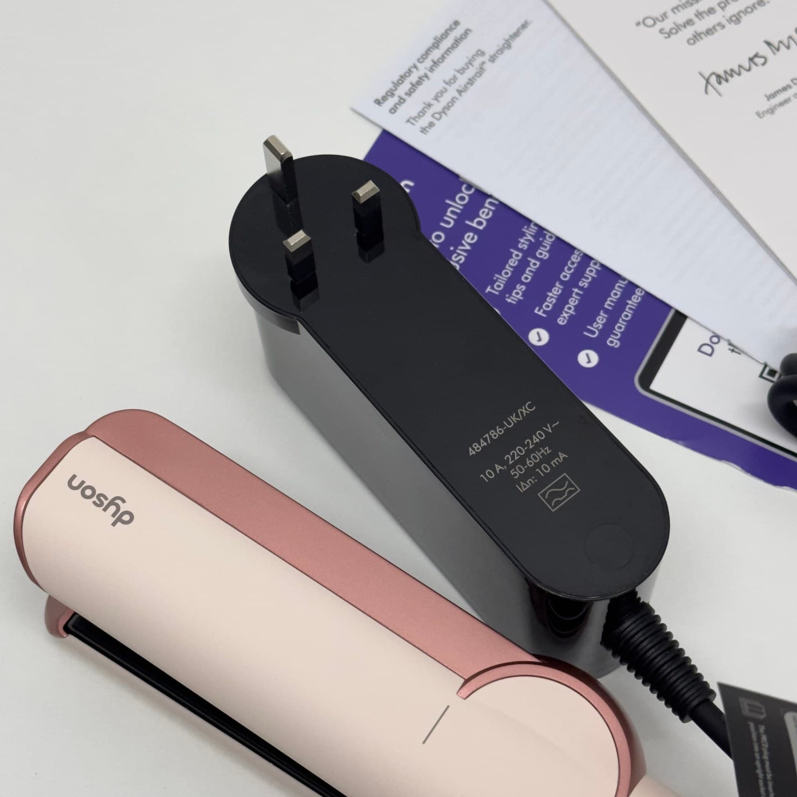 Dyson Airstrait HT01 Straightener Ceramic Pink - Wet & Dry - Opened, Unused 5
