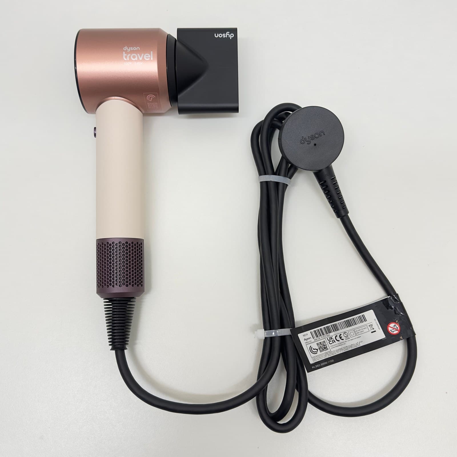 Dyson Supersonic Travel HD19 Hair Dryer Ceramic Pink Rose Gold