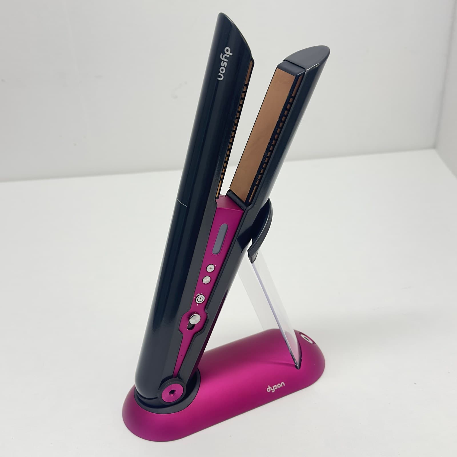 Dyson Corrale HS03 Cordless Hair Straightener Black Nickel Fuchsia - Used Good