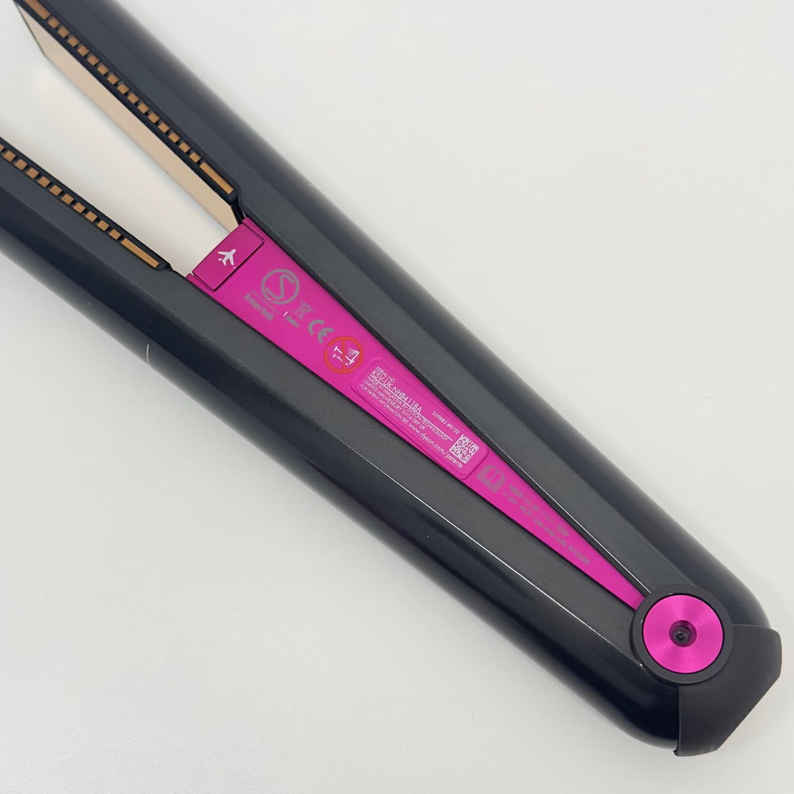 Dyson Corrale HS03 Cordless Hair Straightener Black Nickel Fuchsia - Used Good 8