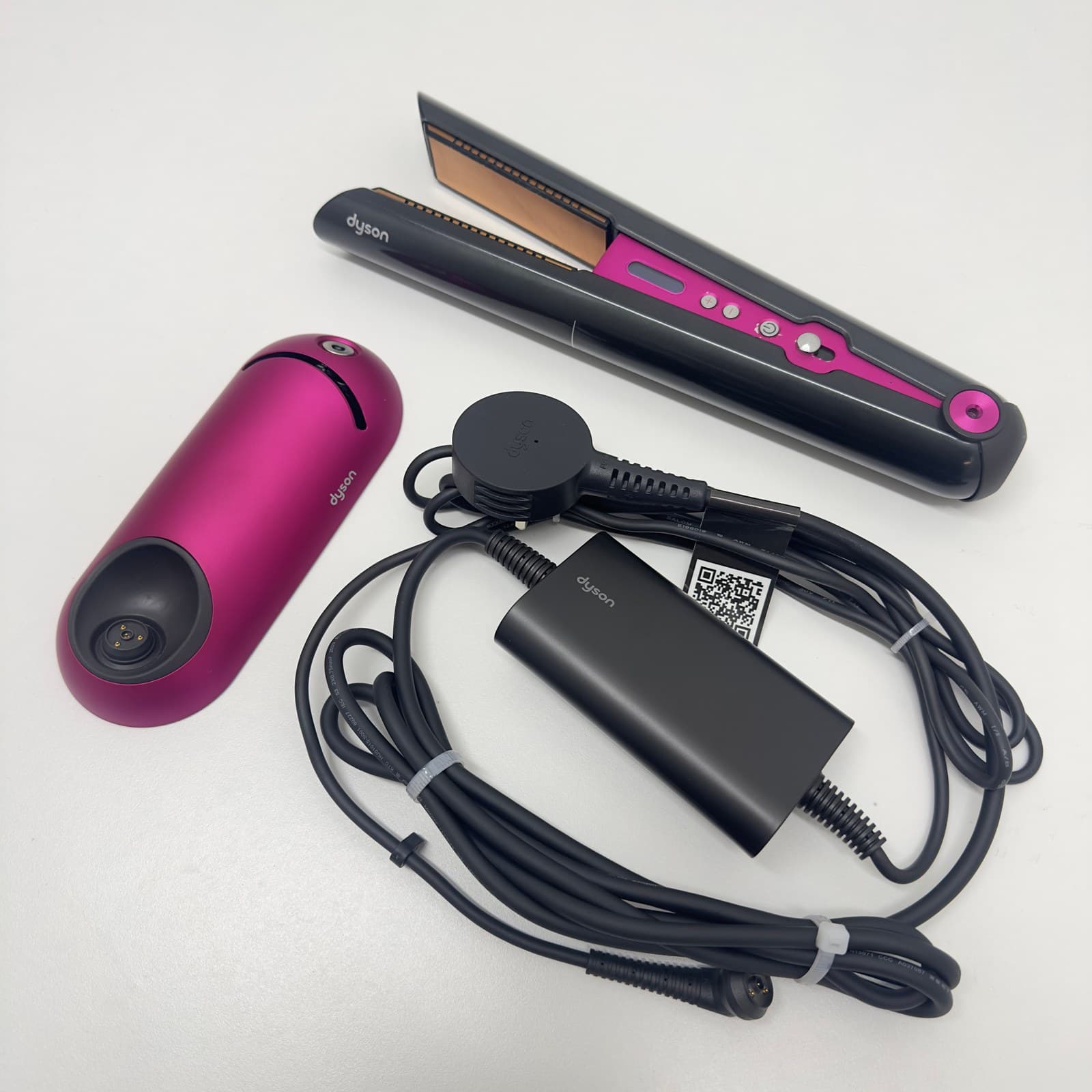 Dyson Corrale HS03 Cordless Hair Straightener Black Nickel Fuchsia - Used Good 9
