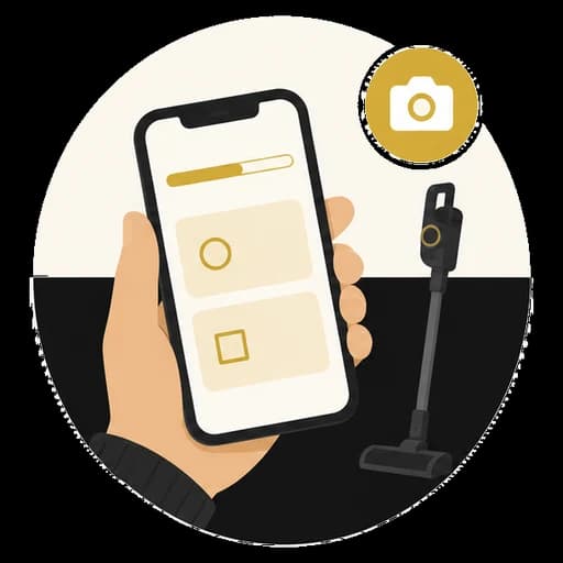Answering questions about a Dyson on a phone
