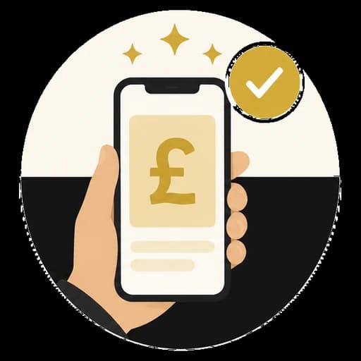 A cash offer shown on a phone screen