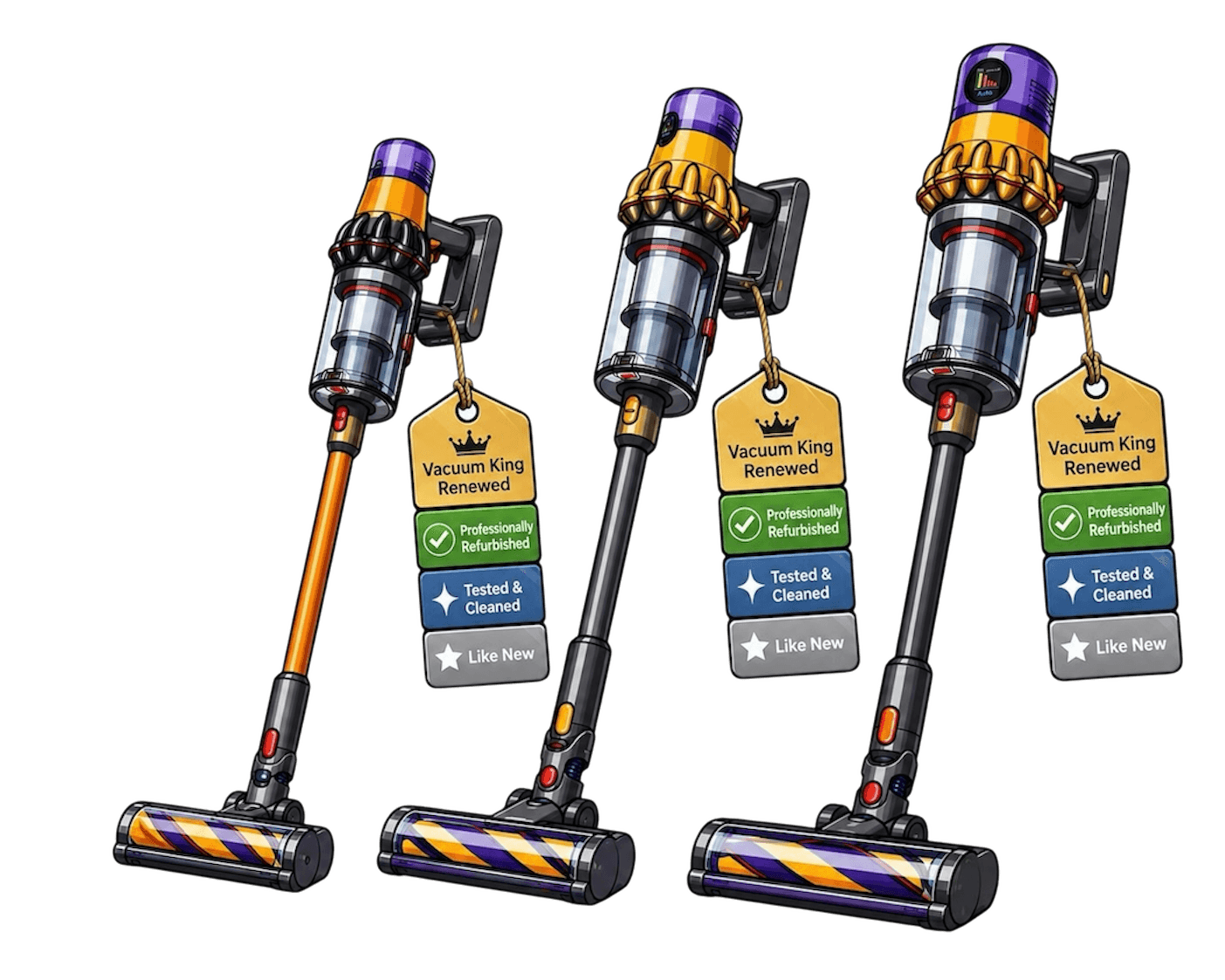 Refurbished vacuum cleaner